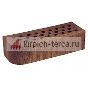 Кирпич керамический радиусный пустотелый Terca® TERRA шероховатый 250*85*65